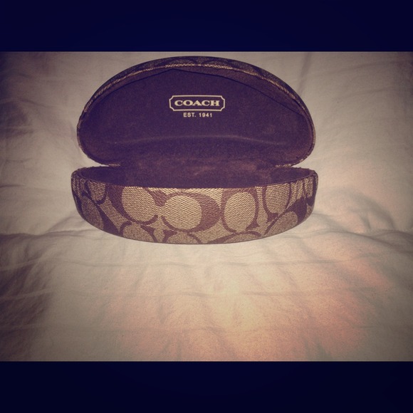 COACH eye glass case