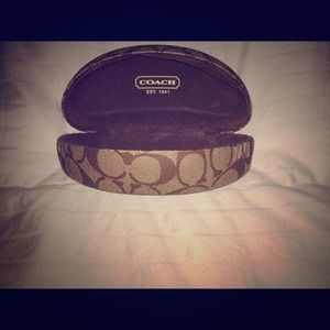COACH eye glass case