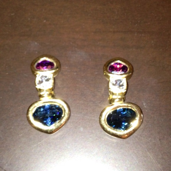 Christian Dior Clip On Earrings