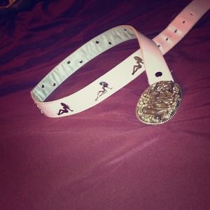 Baby pink Skin belt