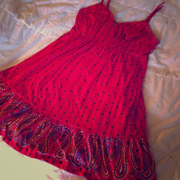 Pink Paisley Sundress