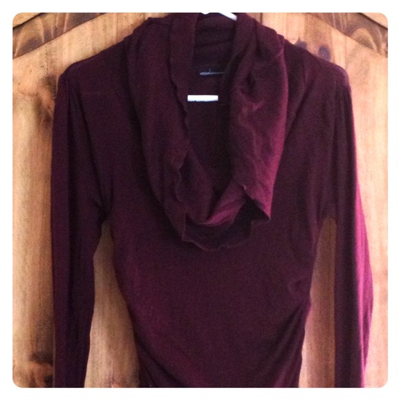 Cranberry cowl neck shirt