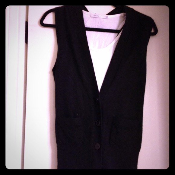 Black BCBG vest size xs - Picture 1 of 4