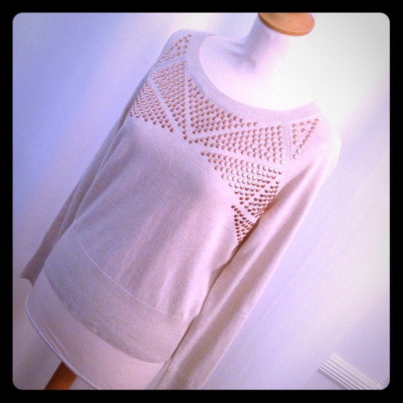 SOLD AS BUNDLE...  studded sweater XS
