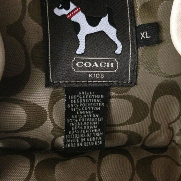 coach kids XL but can wear as a woman's XS - Picture 2 of 2