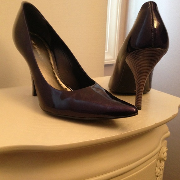 Purple/Blue Patent Leather BCBG Shoes