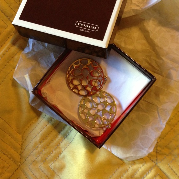 Coach earrings