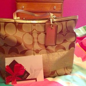 COACH signature collection large handbag