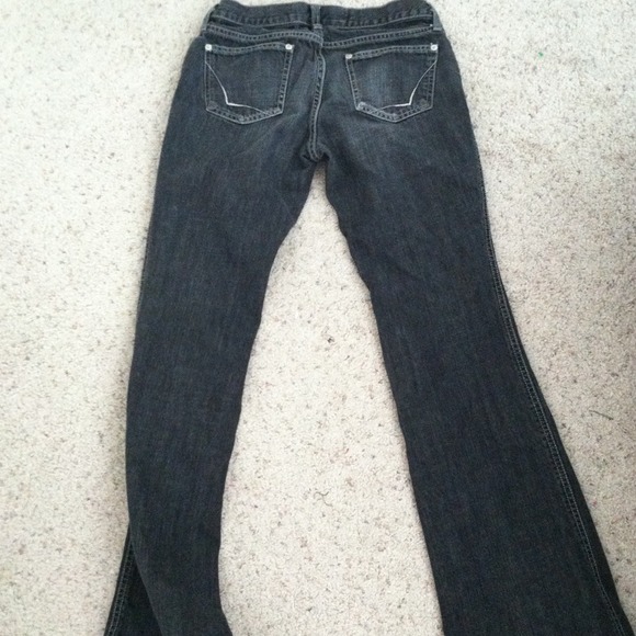 Gap ultra low rise blk wash jeans - Picture 3 of 4