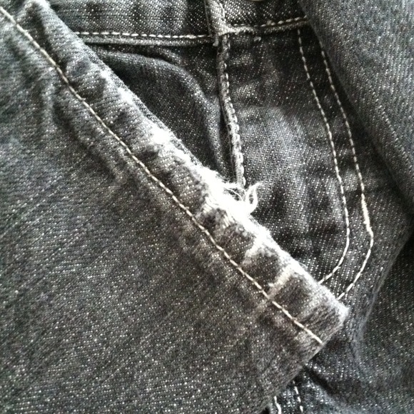 Gap ultra low rise blk wash jeans - Picture 4 of 4