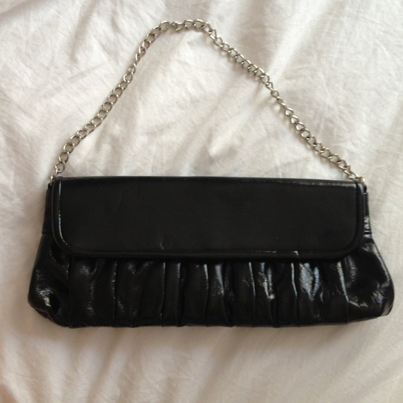 Jessica McClintock Handbags - Black and Silver Clutch Bundle