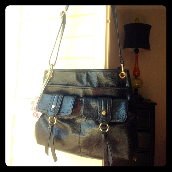 BLACK COLAB PURSE