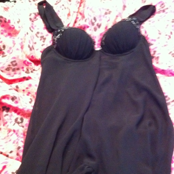 Black lingerie....