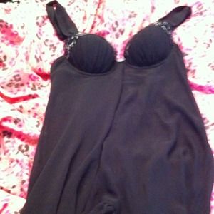 Black lingerie....