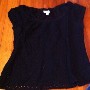 Ann Taylor black shirt