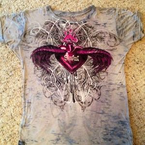"Sinful" shirt from The Buckle