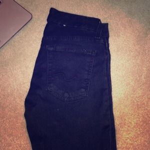 Black seven jeans