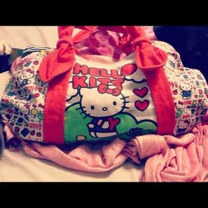 🚫Bundled Hello Kitty Scene Handbag and Jeans