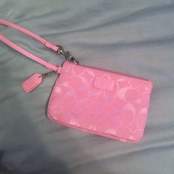 Brand New Pink Coach Wristlet