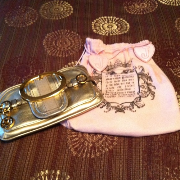 Juicy Couture Gold Clutch - Picture 2 of 3