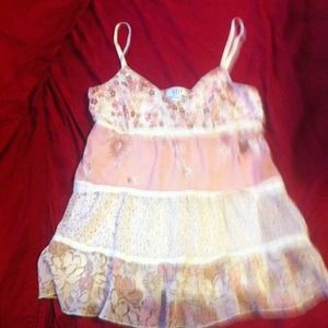 Patterned dressy tank