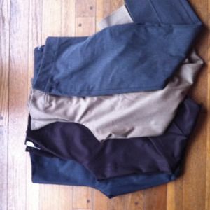 SOLD IN BUNDLE!!! Lot of Talbots  2 gray, 1 tan, 1