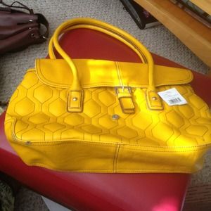 Mustard Yellow Liz Claiborne of New York Handbag