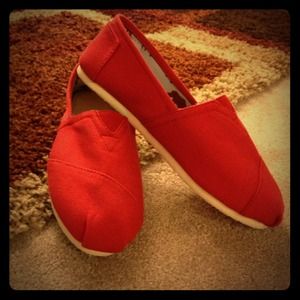 SOLD Brand New TOMS-Inspired Red Shoes SOLD