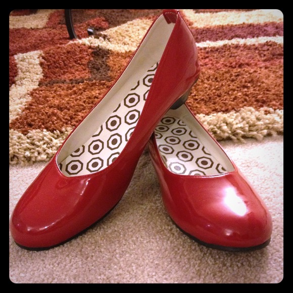 SOLD Bright Red Flats SOLD