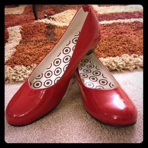 SOLD Bright Red Flats SOLD