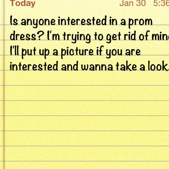 Prom dress