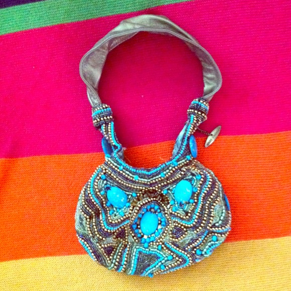 One of a kind Mary Frances beaded Jubilee handbag