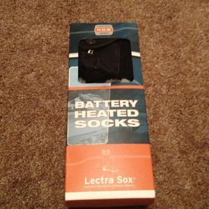 Battery heated socks