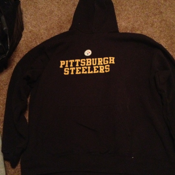 Black Pittsburgh steelers hoody