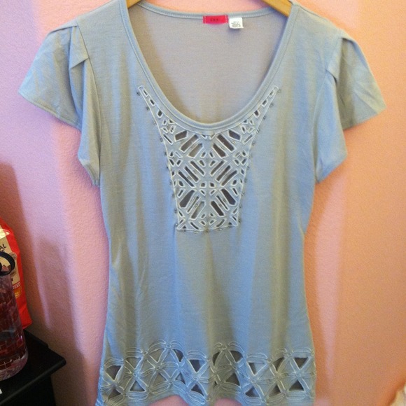 Urban Outfitters Lux Grey Top