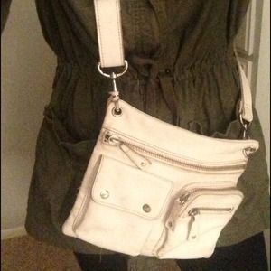 White Fossil Crossbody