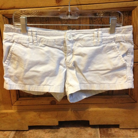 White short shorts.