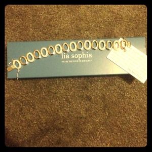 Lia Sofia bracelet ; butterfly safety clasps