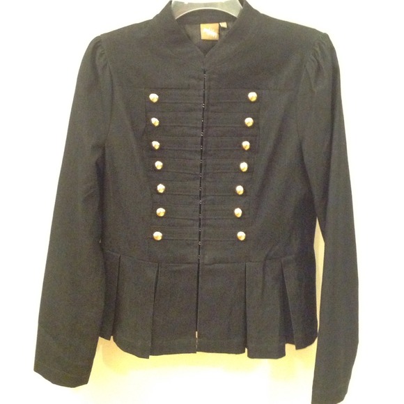 Jackets & Blazers - NWT! Denim Military Inspired Jacket