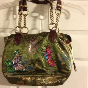 SOLD Green purse
