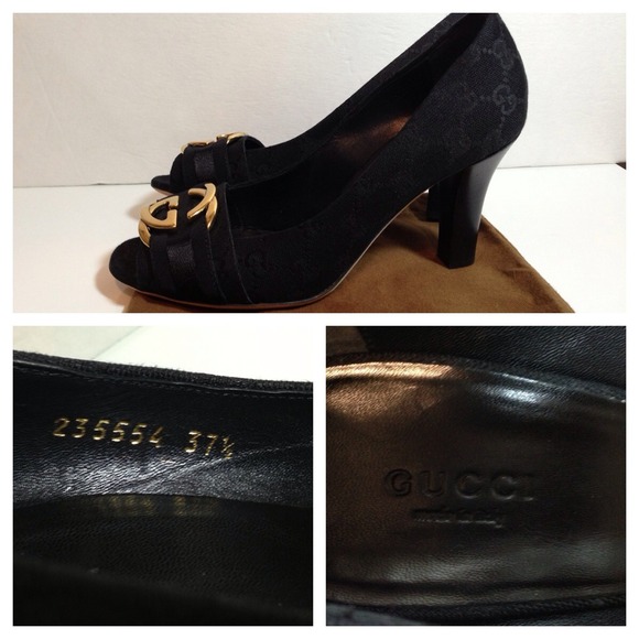 ❌SOLD❌Gucci Logo Pumps⬇ - Picture 2 of 4