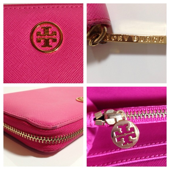 ❌SOLD❌Tory Burch Saffiano Robinson Wallet - Picture 2 of 4