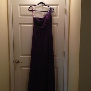 Purple formal with  beads