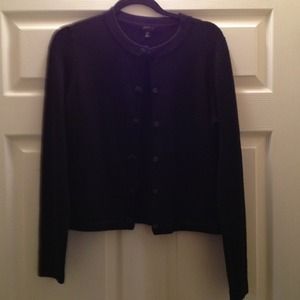 Black cashmere sweater