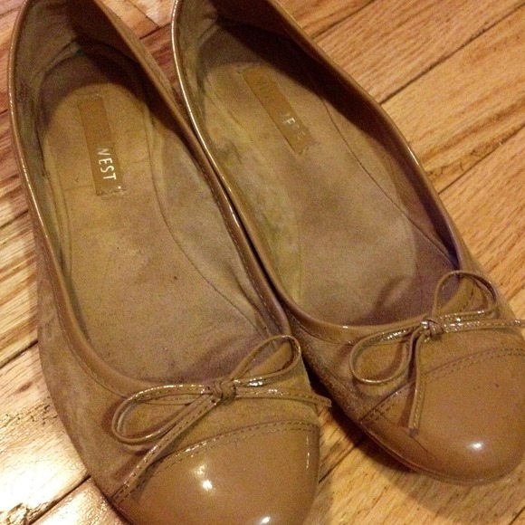 ⚡REDUCED⚡Slightly used. Nine west ballerina flats.