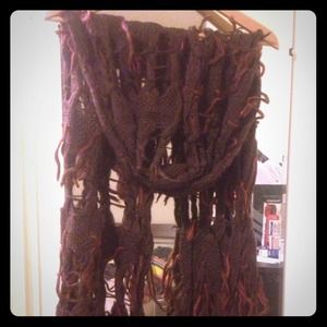 Nice brown & red fashion scarf