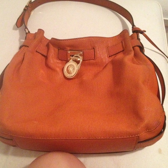 Cute orange leather MK bag!