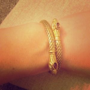 Stella & Dot Serpent Bangle, adjustable
