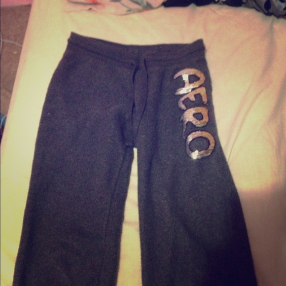 Gray Aeropostale sweatpants