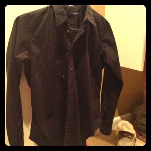 Ralph Lauren slim fit black button down